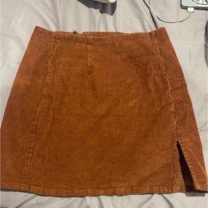 Aeropostale corduroy brown skirt